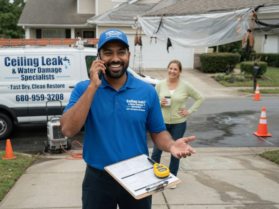 Ceiling Leak Cleanup Sandersville, GA FAQs